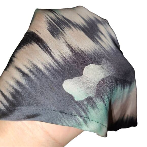 Dress Barn Abstract Satin Blouse - Picture 3 of 5